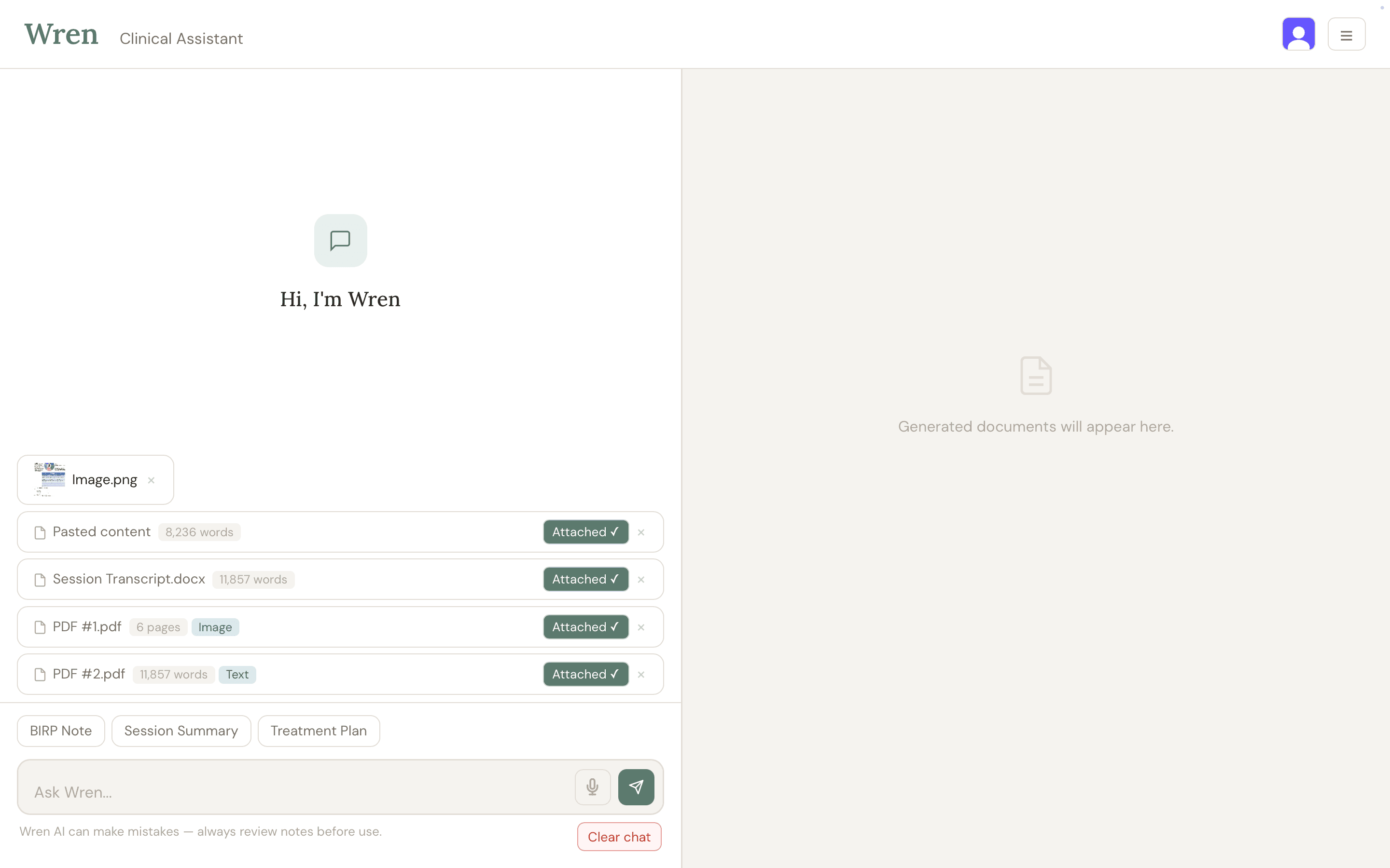 Multiple file attachments