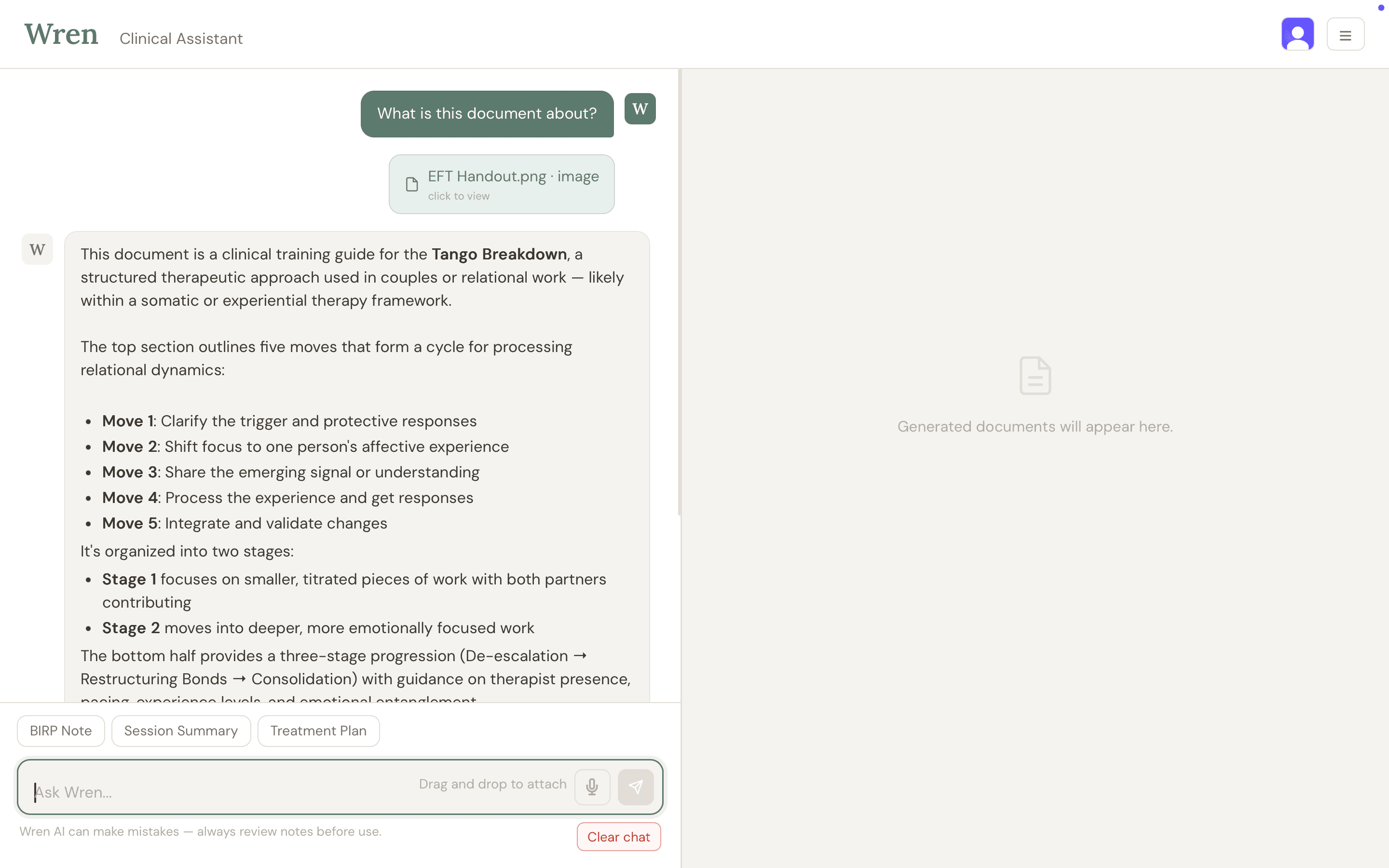 Analyzing attached documents