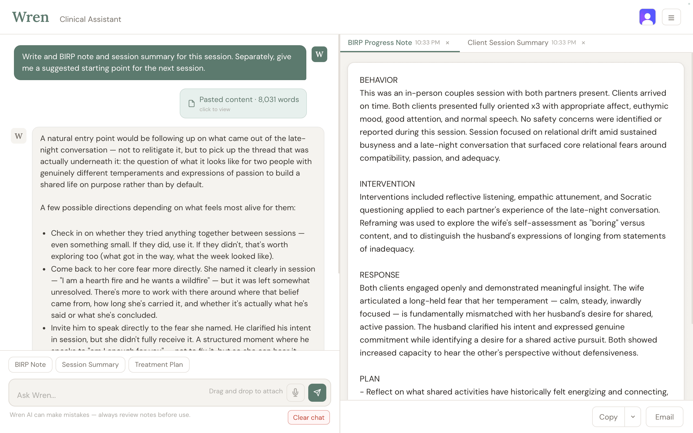 Multiple documents from one prompt