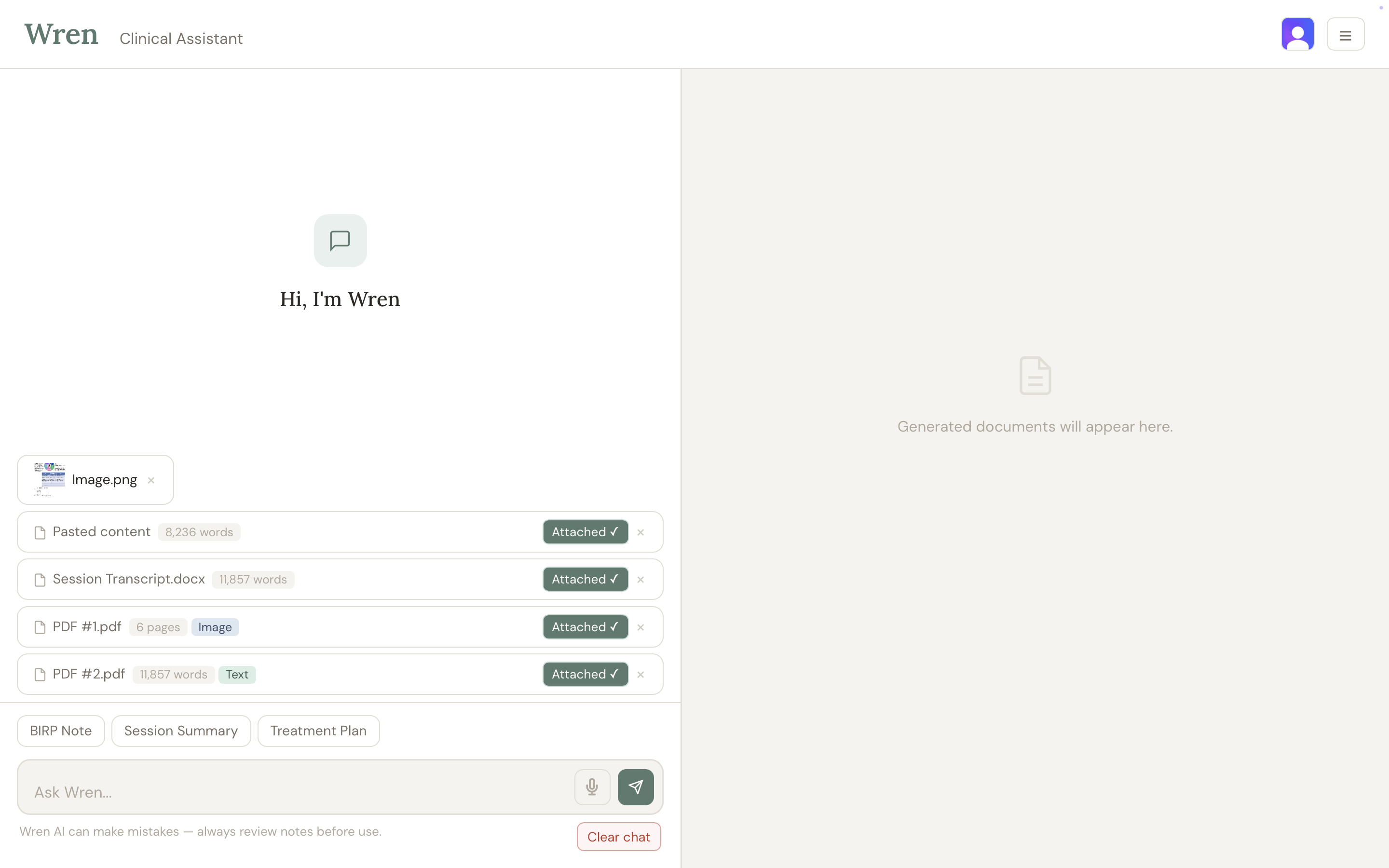 Multiple file attachments