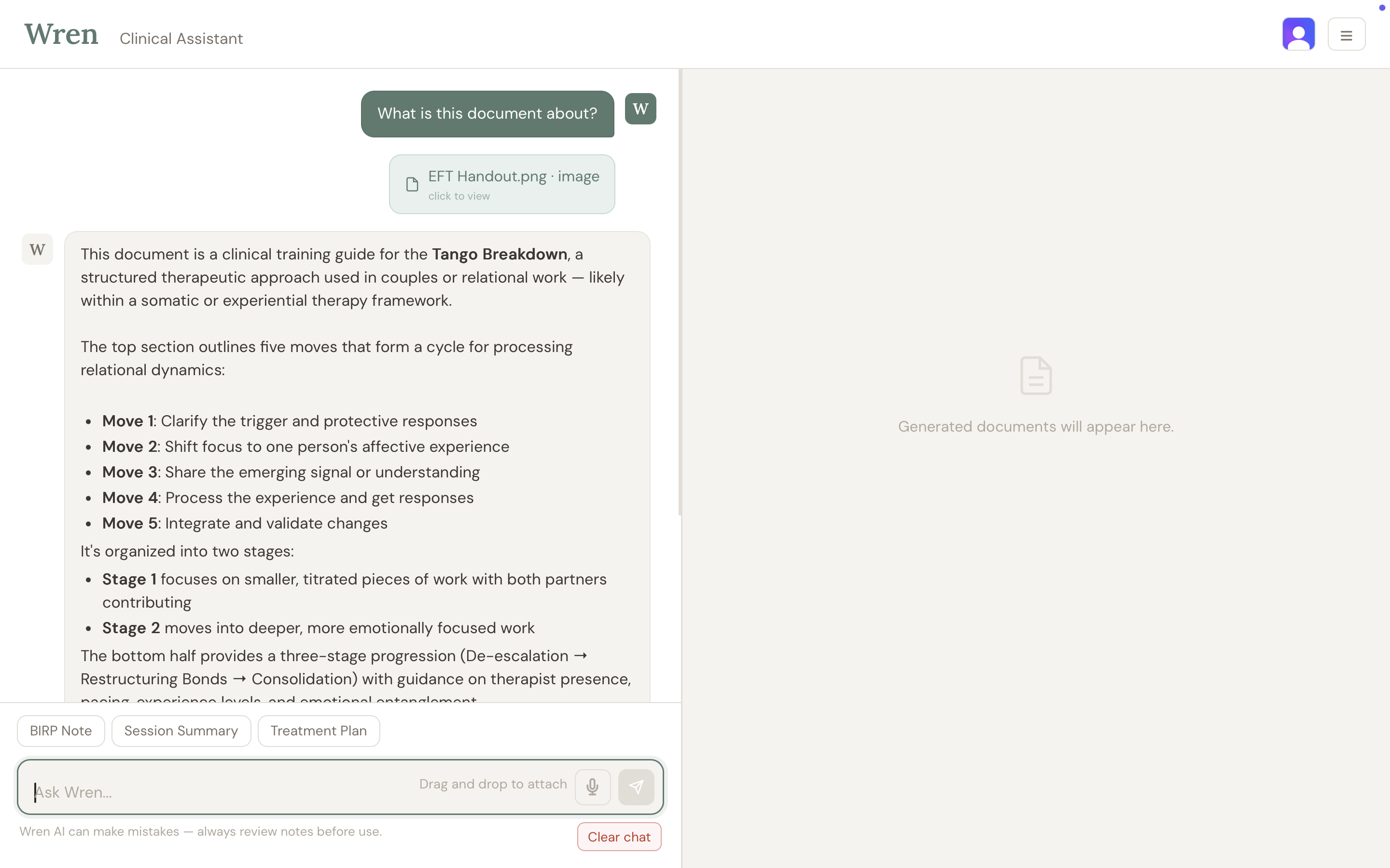 Analyzing attached documents